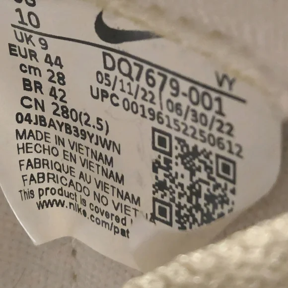 Nike Dunk Hi Retro PRM "Tan Suede" sneakers US Men's Size 10 - Picture 7 of 9